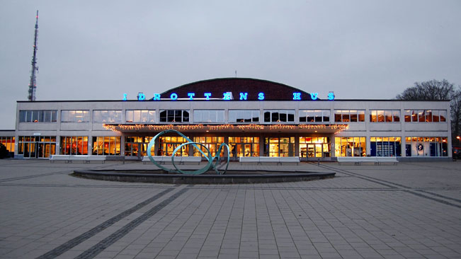 Idrottens hus exteriör