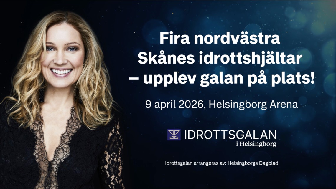 Jessica Almenäs, moderat på Idrottsgalan
